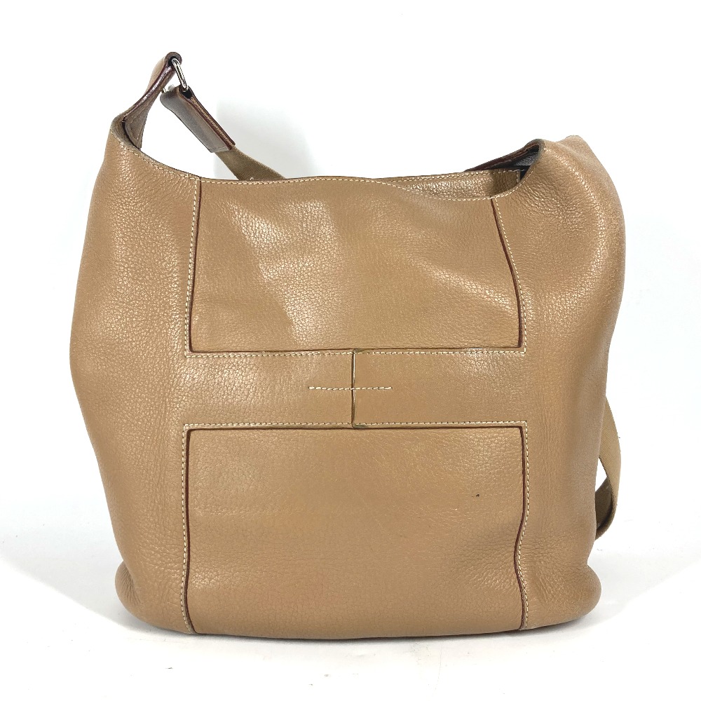 ショルダーバッグ グッドニュースPM カバン 斜め掛け レザー ベージュ