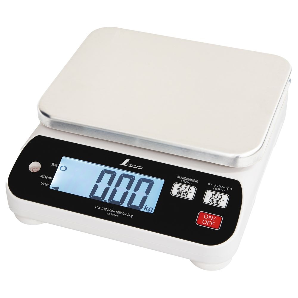 防塵防水 デジタルハカリ WP 30kg