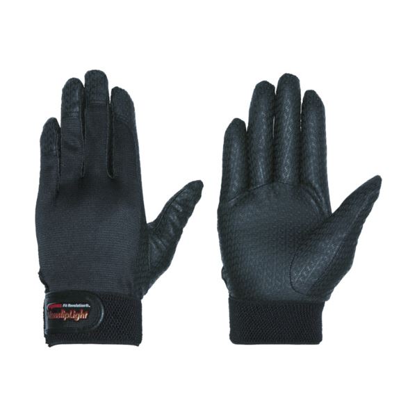 （まとめ） ペンギンエースジャパン ノンスリップライトPパターンマジック 3L ブラック PA-9200-3L 1双 [x3セット] 8,416円