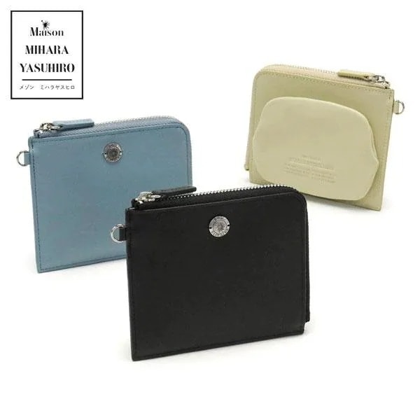 Zip Wallet & Coin Case ジップウォレット&コイン 小銭入れ L字ファスナー財布 ミニ 牛革 本革 小さめ メンズ レディース V20098