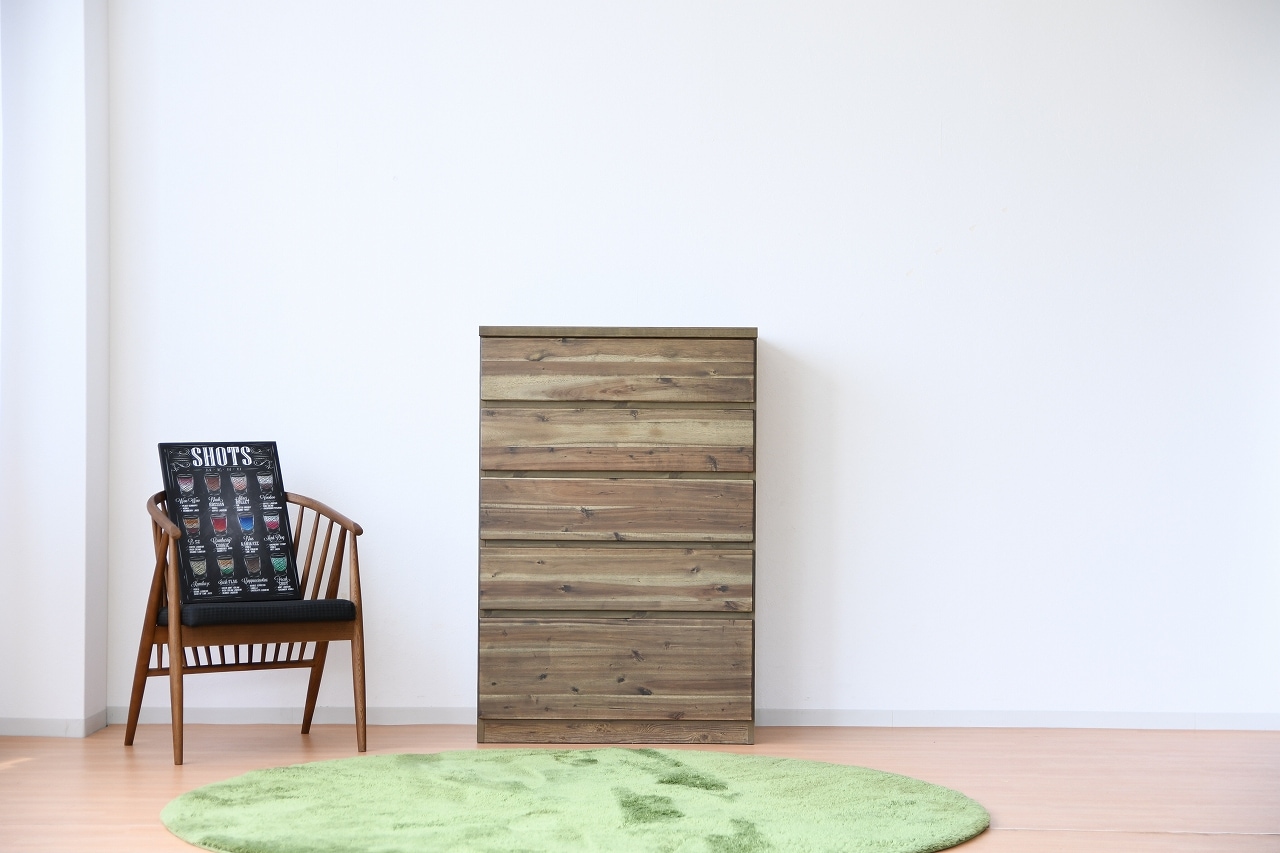 幅80ハイチェスト