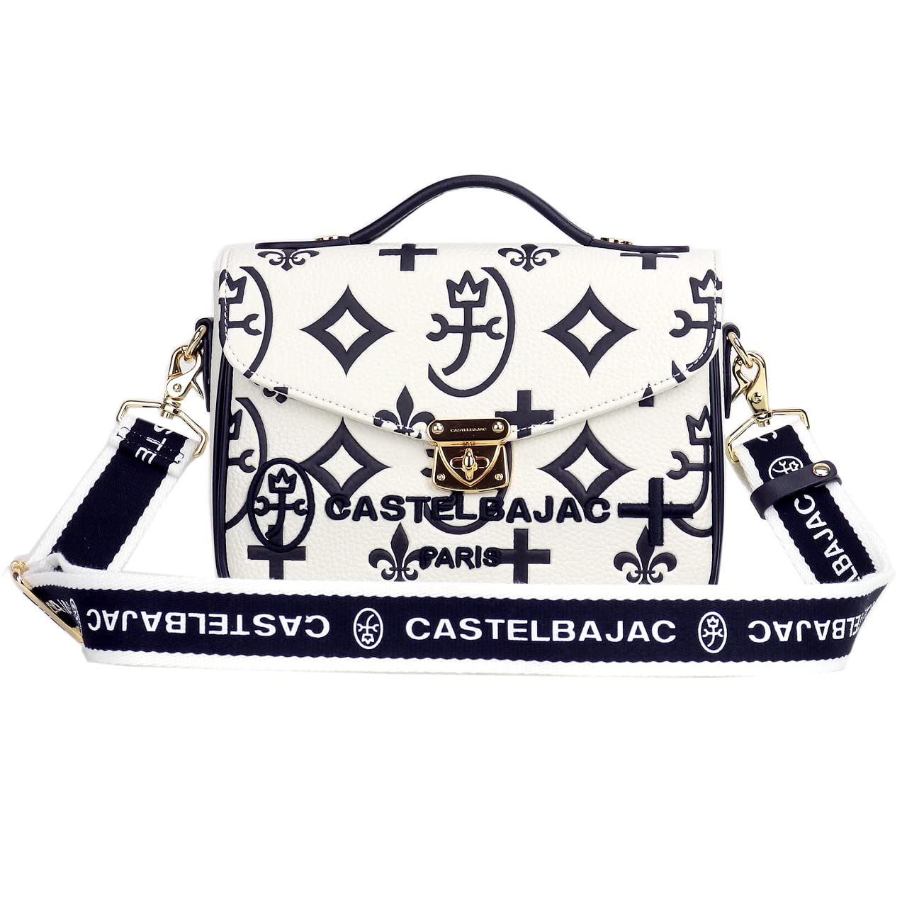 [カステルバジャック] ショルダーバッグ Claire クレア 068131 シロ ホワイト