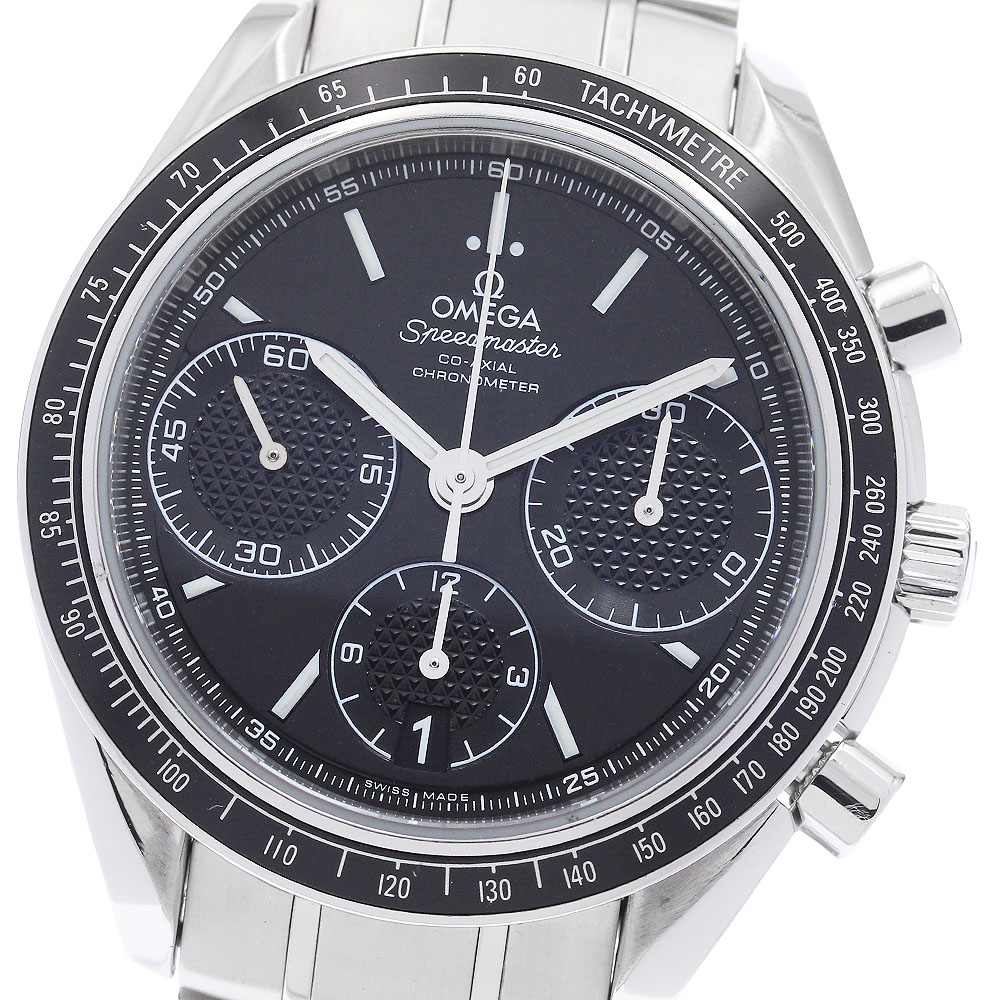 オメガ OMEGA 326.30.40.50.01.001 スピードマスター レーシング デイト クロノグラフ 自動巻き メンズ 良品 保証書付き_901151【中古】
