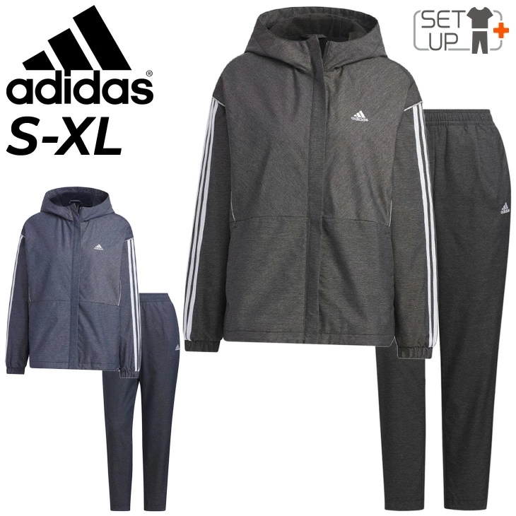 ウィンドブレーカー 上下 レディース デニムライフ ジャケット 9分丈パンツ/IEH93-IEH92