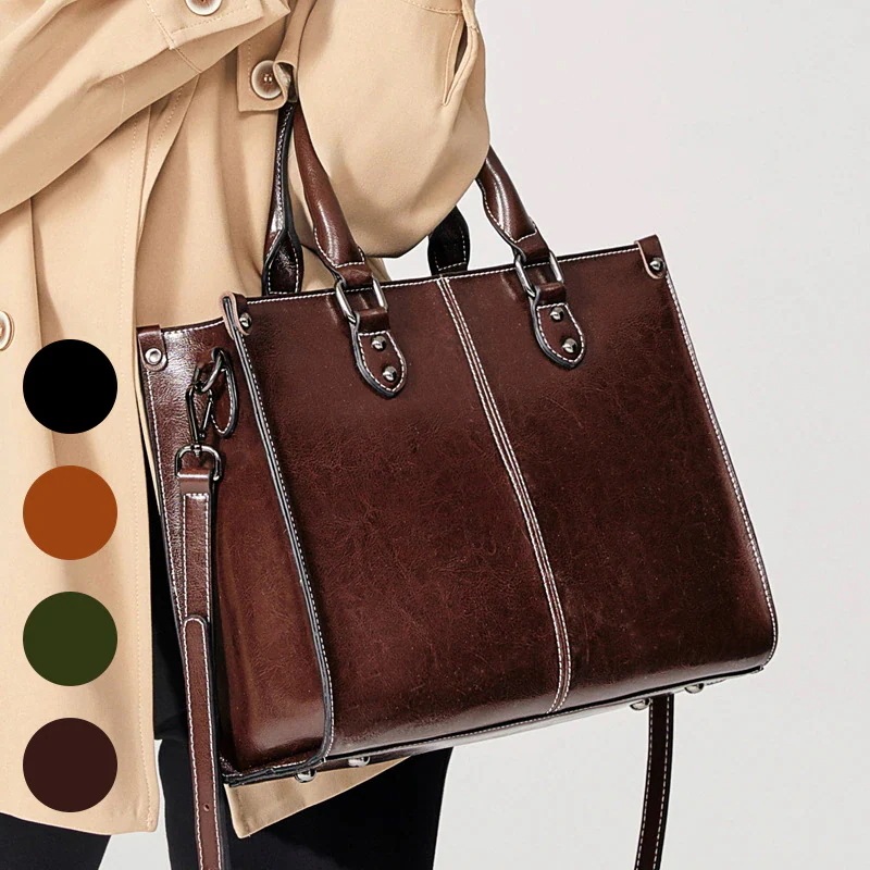B204 本革 韓国 トートバッグ 通勤 ショルダーバッグ 斜めがけバッグ レディース 大容量 2way ショルダーバッグ バッグ バック カバン 旅行バッグ 斜め掛け かばん ハンドバッグ