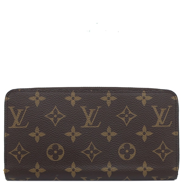 ルイヴィトン LOUIS VUITTON 長財布 ジッピーウォレット モノグラムキャンバス フューシャ ゴールド金具 茶 ラウンドファスナー M41895 RFID 【箱】【中古】