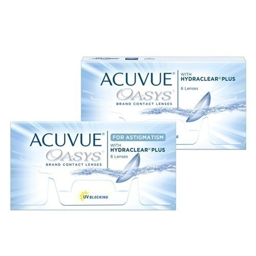 メガ割対象 アキュビューオアシス乱視用(6枚入)1箱+アキュビューオアシス(6枚入)1箱/ゆうパケット/2週間交換/sale10