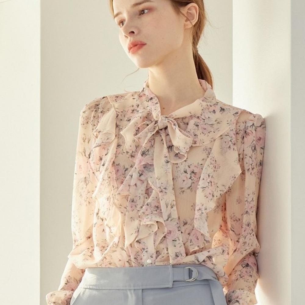 (リアーナニューヨーク) ラブリーフラワーブラウス RQBQBL010 9,288円