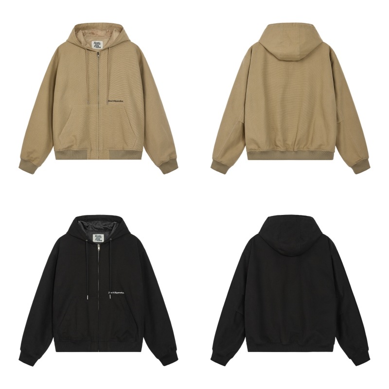 【REST&RECREATION】 COTTON HOOD JACKET : 2COLORS