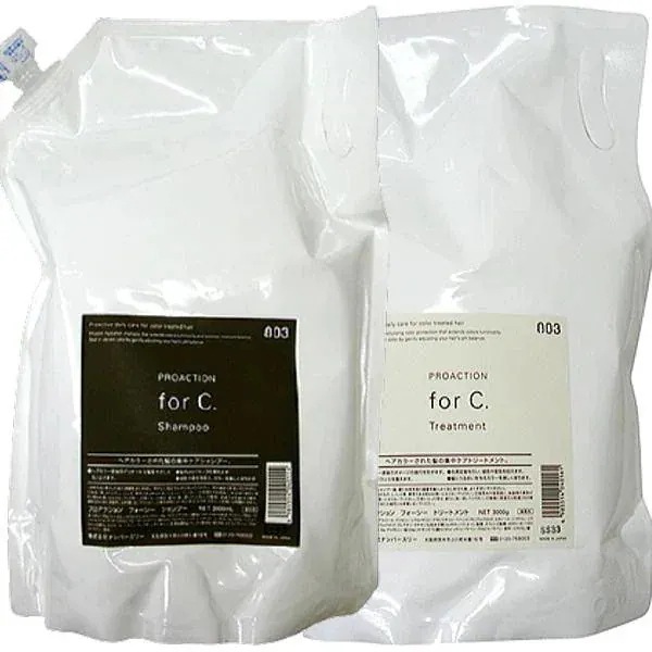 土日祝日出荷 ナンバースリー フォーシー for c. シャンプー 3000ml & トリートメント 3000g 詰替え用 セット