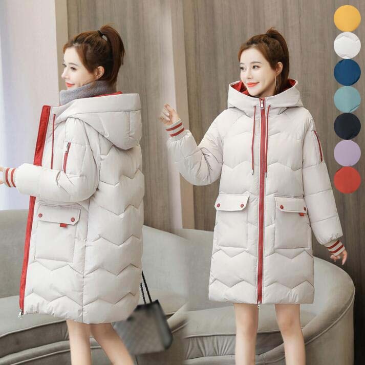 【送料無料】冬アウター 中綿ジャケット 中綿コート ジャケット 黒 カジュアルコート 大きいサイズ ダウンジャケット レディース ダウンコート 防寒性抜群 ロングコート フード付き 秋冬 着痩せ 体型