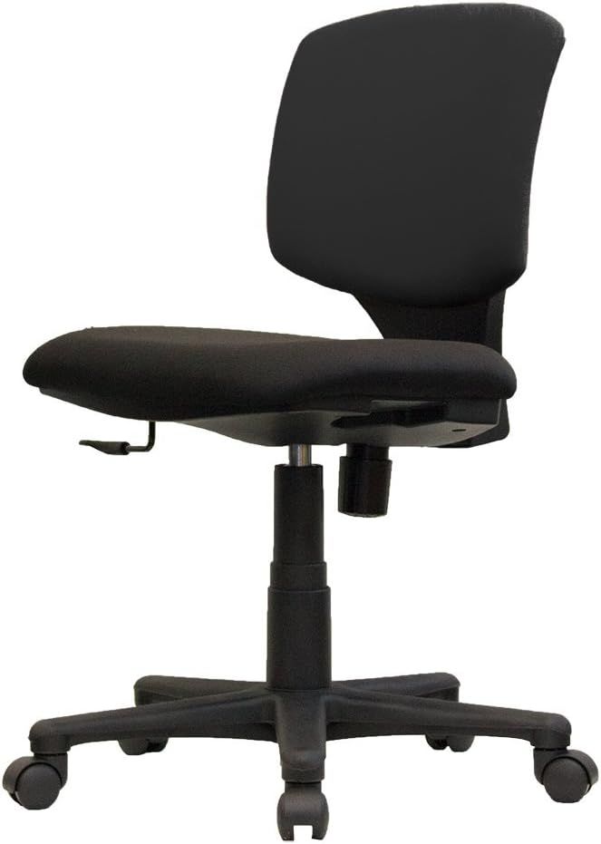 イトーキ サリダ YL2 ブラック オフィスチェア【コンパクトなハイコストパフォーマンス / 快適な座り心地モールドウレタン座面 / シンプルロッキング機能(105～112) / 360度回転 11,720円