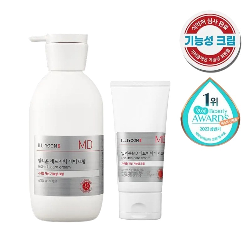 MDレッド イチケアクリーム 無香330ml+128ml/小児科 テスト済み 食品医薬品安全処審査完了 かゆいクリーム/機能性ケアクリーム