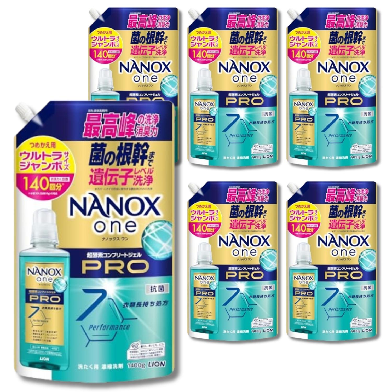 6個セット ライオン NANOXone(ナノックスワン) プロ 詰替 ウルトラジャンボ