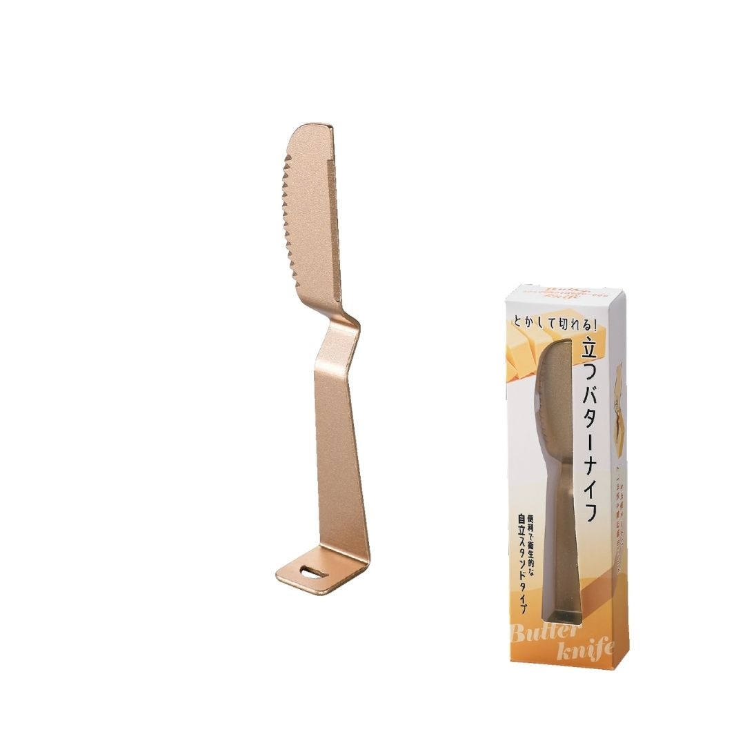 【40個セット】とかして切れる！立つバターナイフ 熱伝導バターナイフ バターカッター 溶けるナイフ パンに塗るナイフ 便利キッチンツール 粗品 ノベルティ キッチン 販促品 来場記念
