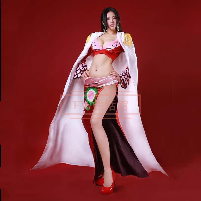 ONE PIECE海賊王風姫 ボアハンコックチャイナドレス コスチュームコスプレ衣装ウイッグ 靴 変装仮装cosplayクリスマス