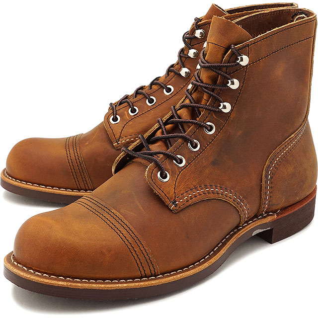REDWING レッドウィング ワークブーツ Dワイズ IRON RANGE アイアンレンジブーツ COPPER ROUGH&TOUGH 靴 [8085] 日本正規品