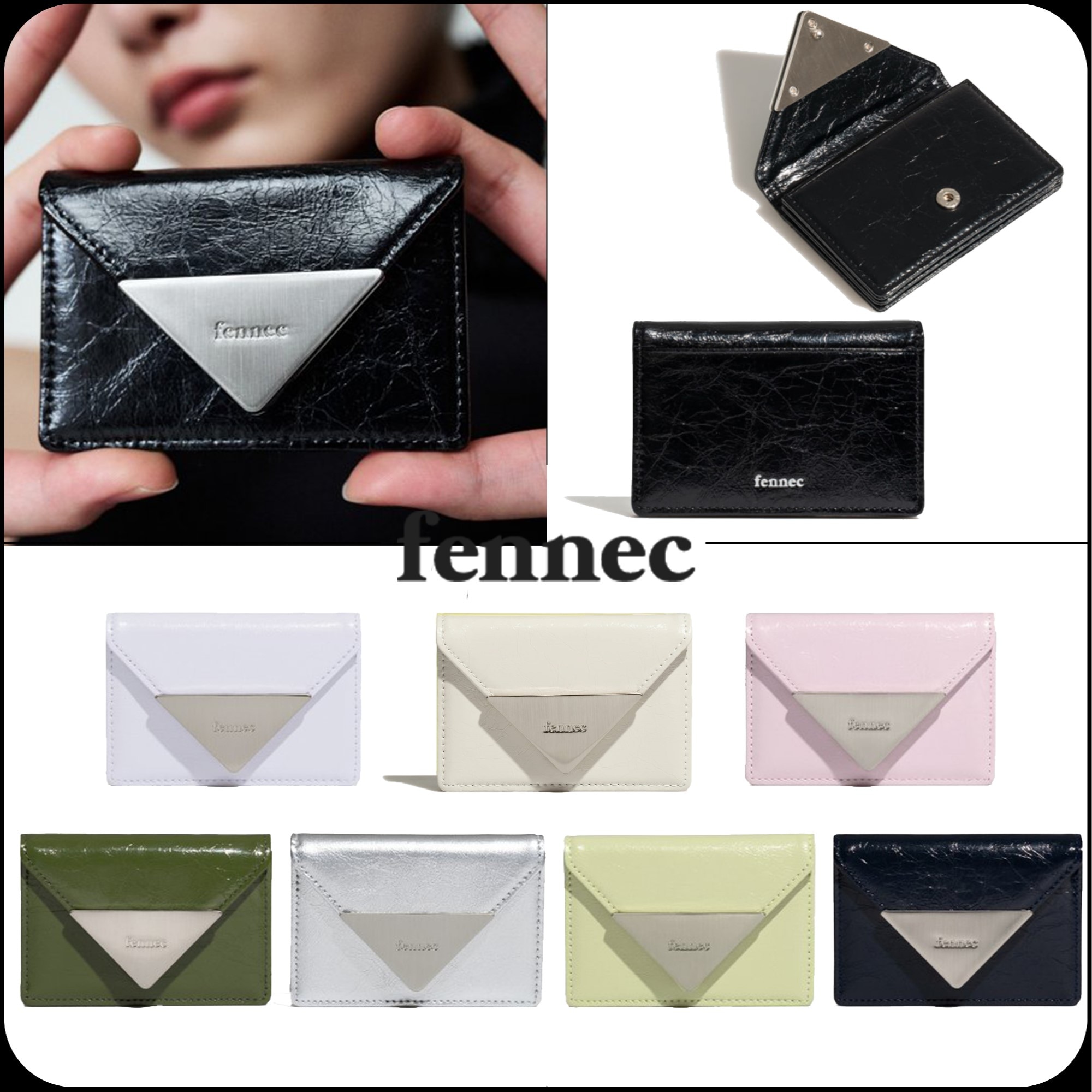 CRINKLE TRIANGLE ACCORDION POCKET_正規品