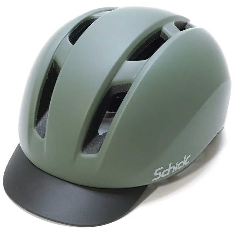 サギサカ　自転車用ヘルメット Schick (シック) (Mサイズ：55～58cm) マットオリーブ　46502