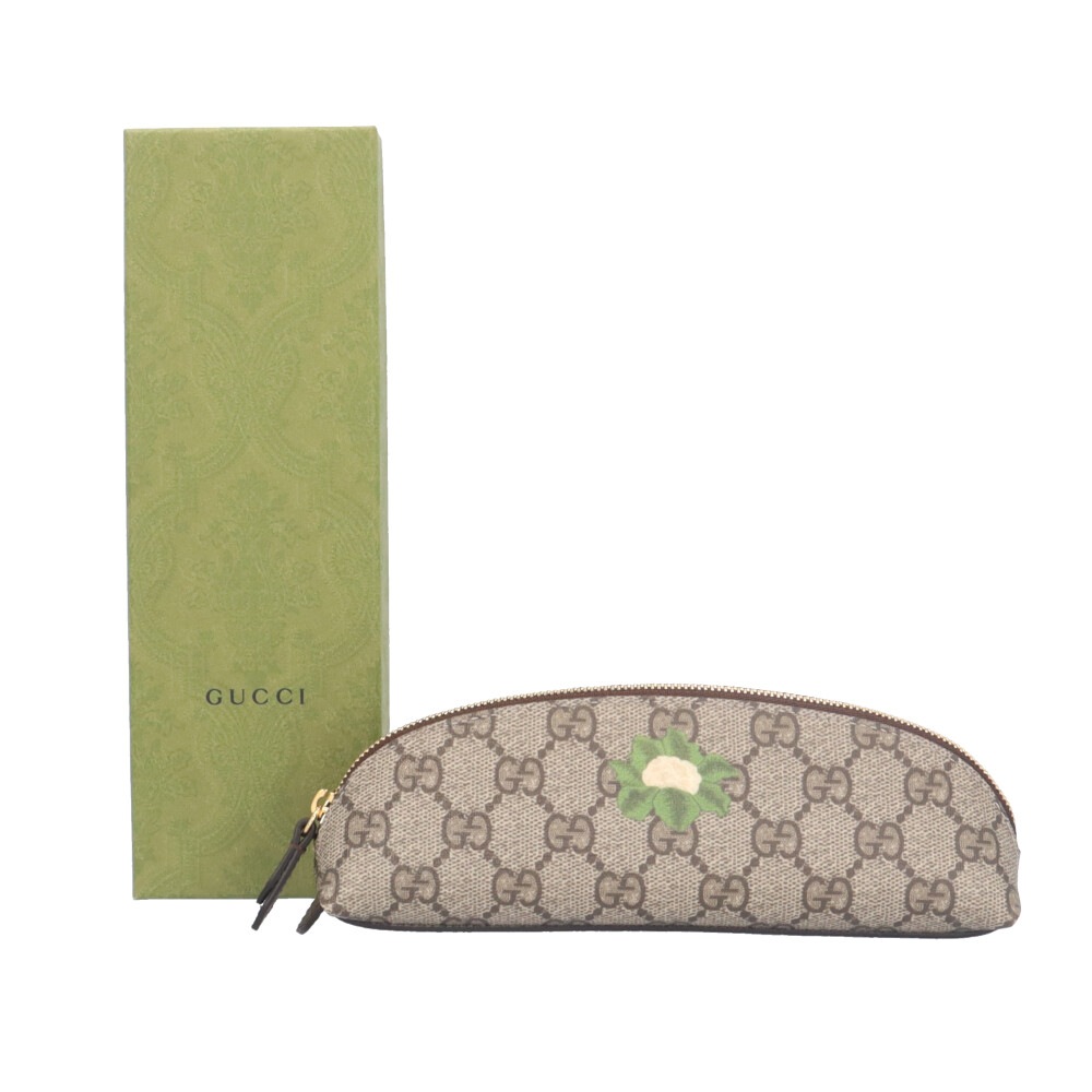 グッチ カリフラワー GGスプリーム ペンケース GGスプリームキャンバス 662129 GUCCI 中古 美品