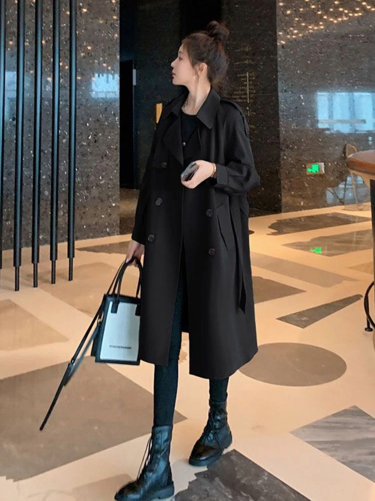2025初春新作 春トレンチコート 流行りコート ジャケット アウター 秋 ショット丈 コート 英伦風 ロングコート ショット丈 レディース トップス 大きいサイズ 大人っぽチェスターコ セミロング