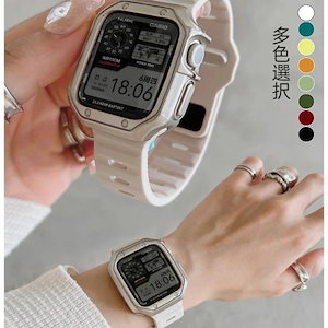 Apple Watchバンド 41mm 液状シリコン製の甲羅です 高級感 おしゃれアップルウォッチ バンド男女兼用 watchベルト40mm/41mm apple watch バンド