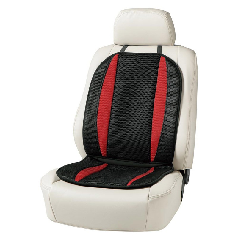 [2点セット] BONFORM(ボンフォーム) デザインメッシュ ダブルクッション 【 カーアクセサリー 内装用品 シートクッション 車載グッズ カー用品 】