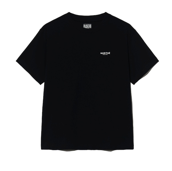 マリテフランソワジルボー Tシャツ M グレー　ASTRO ウヌ Qoo10 マリテフランソワジルボー チャウヌ 着用 SURFING ロゴ T