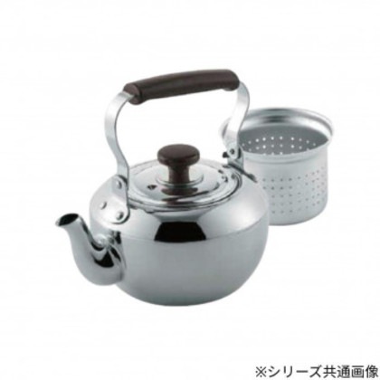 MARUTAMA 玉虎堂 18-8急須(茶コシ付) 1L 412-B