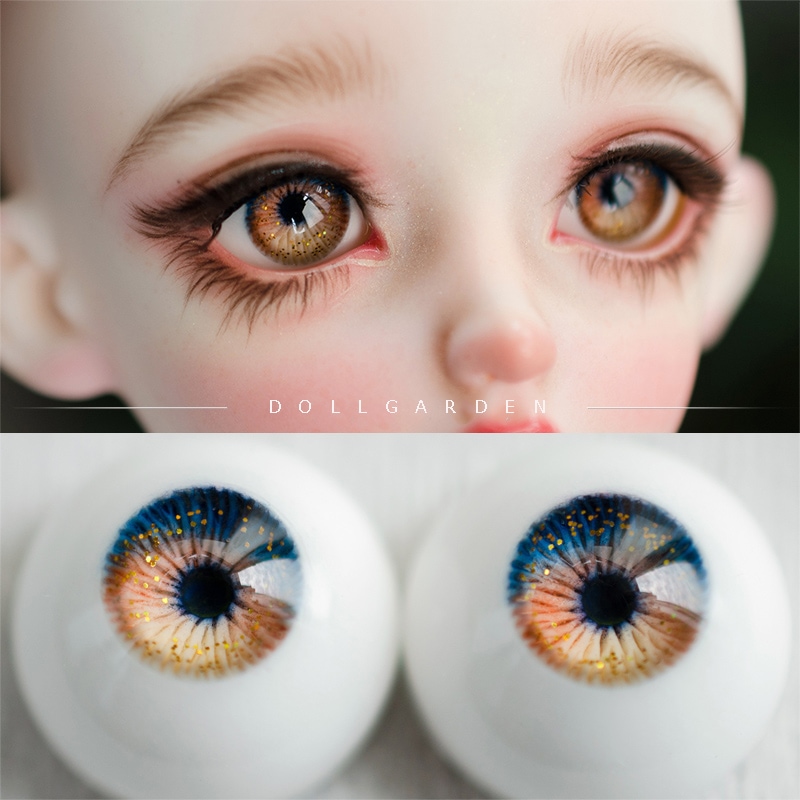 BJD ドール用レジンアイ 海の夕日 12/14/16/18mm SD/MSD/幼SD人形用アイ