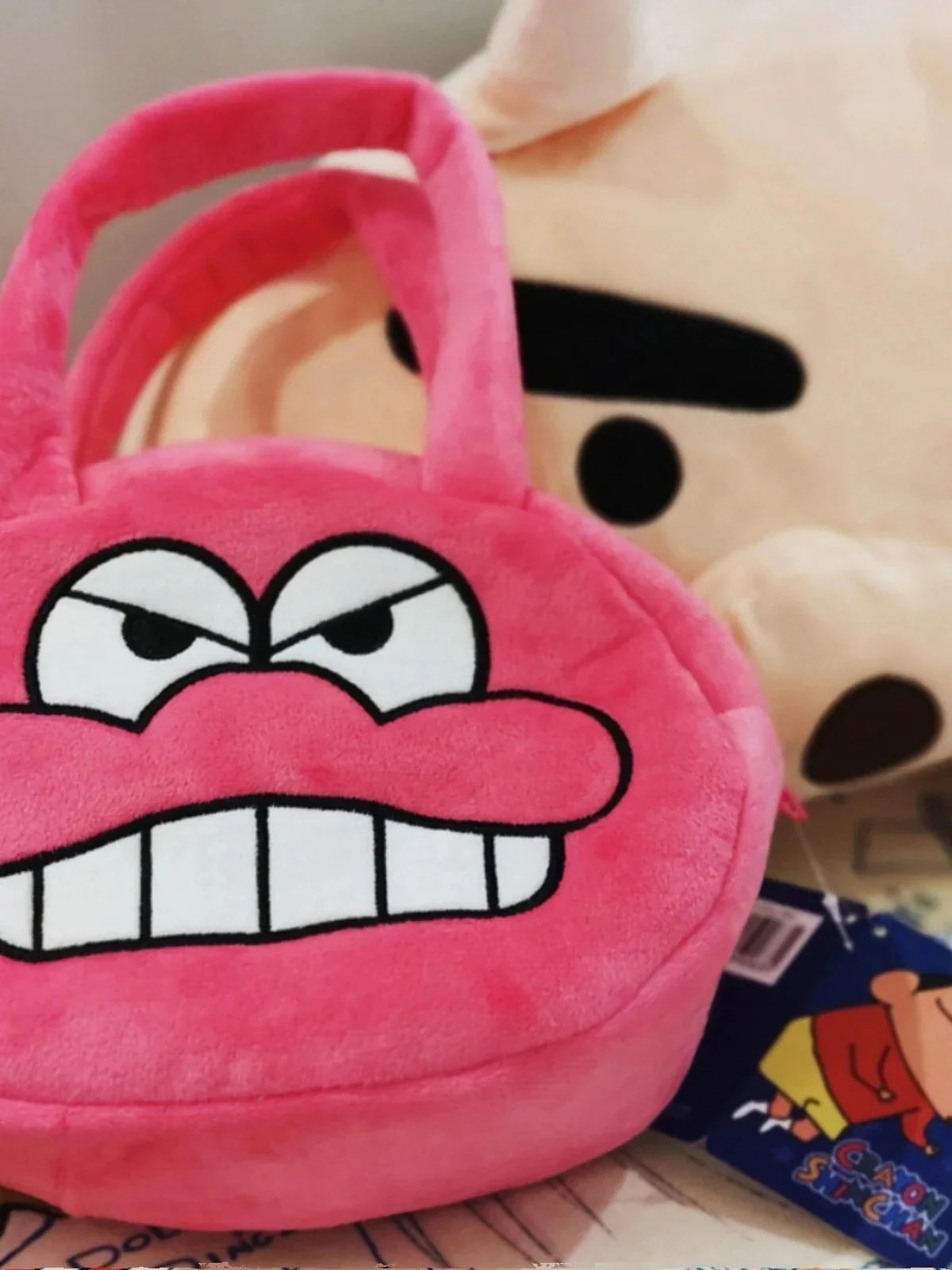 かわいいクレヨンしんちゃんざえもん小白シリーズ大容量メイクアップぬいぐるみ収納袋携帯用小銭入れペンケース