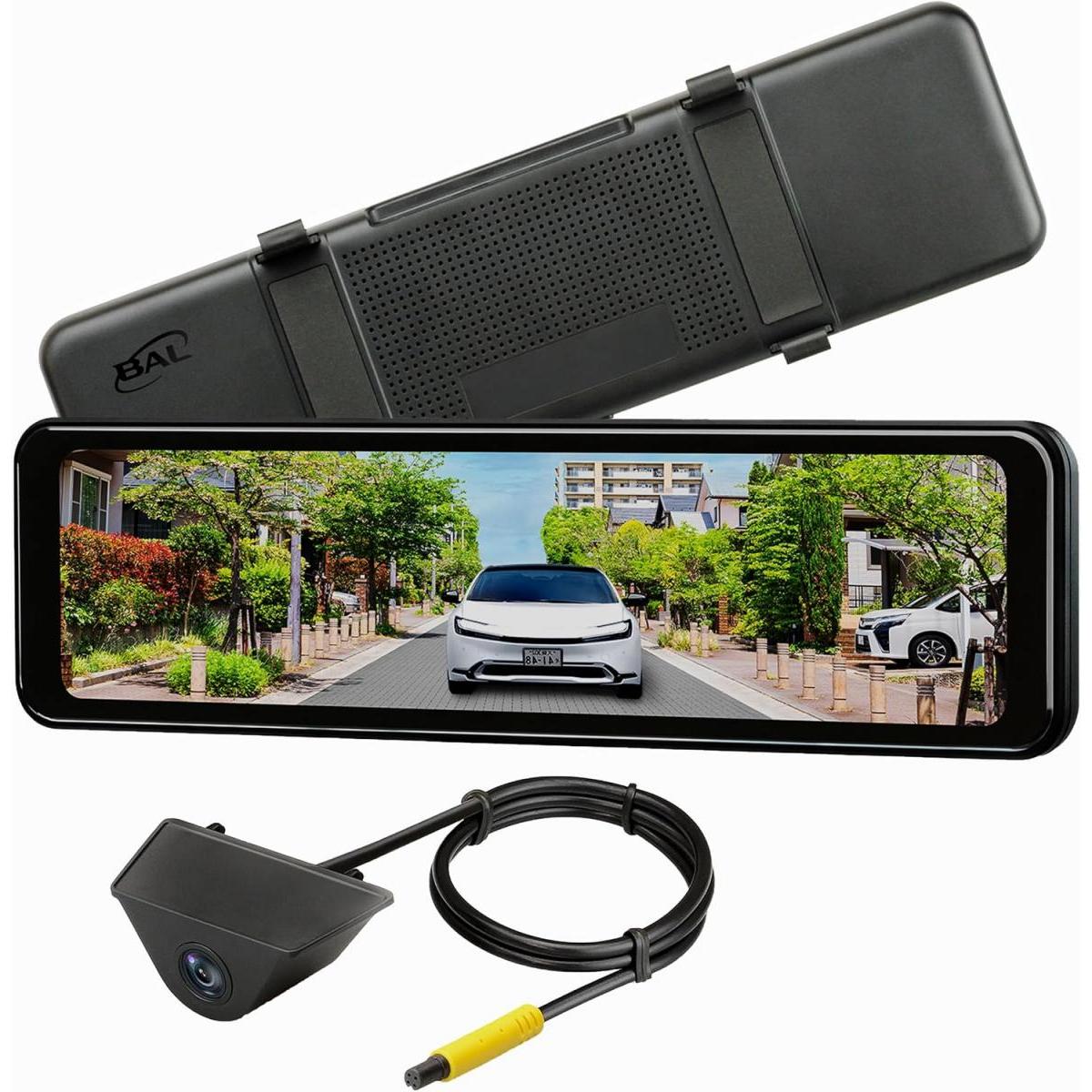 【在庫有・即納】BAL (大橋産業) デジタルミラーBALUCE M（バルーチェ エム） No.5200 バックミラー 後方 ルームミラー カメラ カー用品