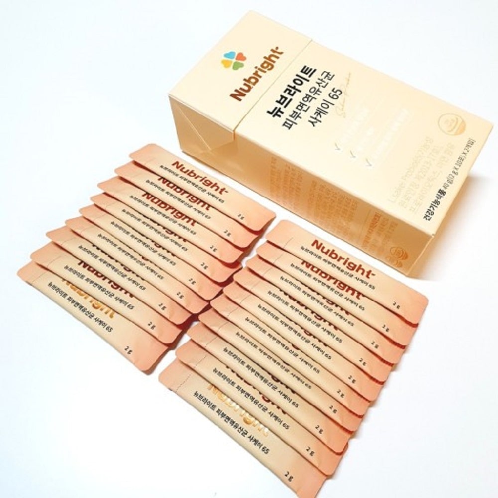 韓国-K MEAL-ニューブライト 皮膚免疫乳酸菌 サケイ65 皮膚免疫 腸 健康乳酸菌-K FOOD