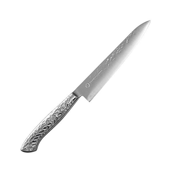 よこやま 燕熟の技 オールステンレス槌目ペティナイフ（刃渡り15cm） EJRK-2001