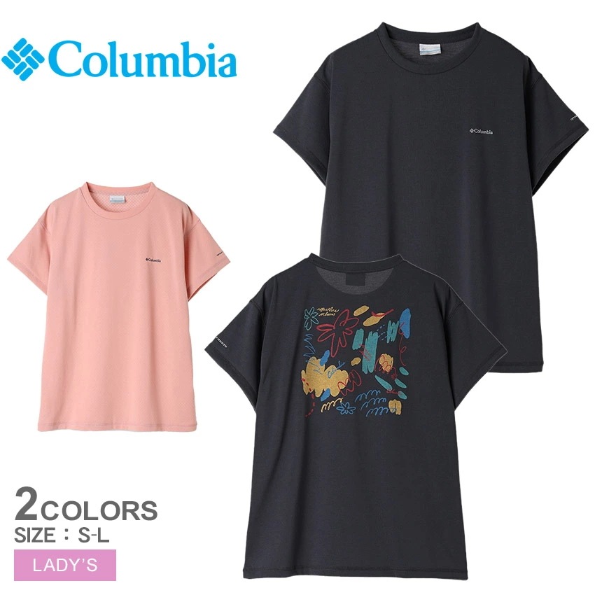 ウィメンズトゥリースワローオムニフリーズゼロショートスリーブTシャツ PL0908 レディース 夏用 涼感 クーリング 吸汗速乾 UVカット 紫外線対策 アウトドア キャンプ トレッキング