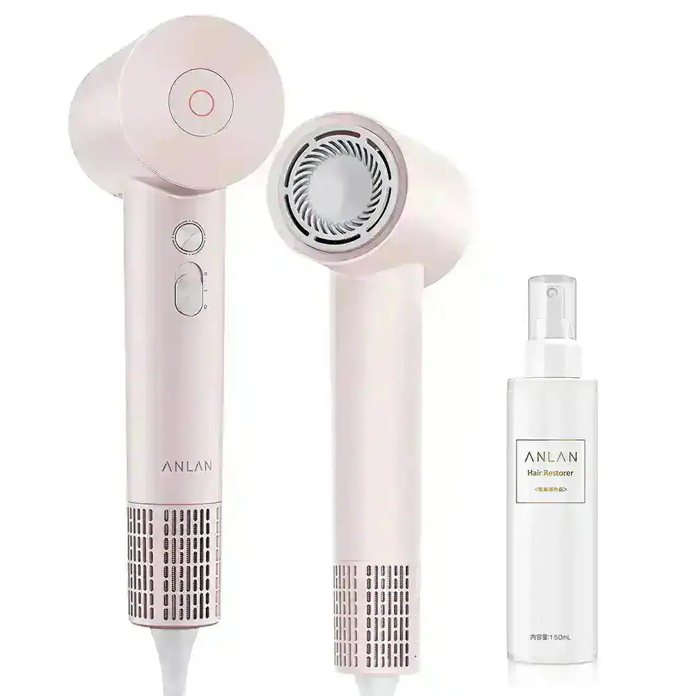 【美人百花速乾ドライヤー部門NO1】速乾×美髪 ANLAN ダブルケアドライヤー Qoo10] ANLAN 【美人百花で速乾ドライヤー部門1位】速乾 : 美容・健康家電