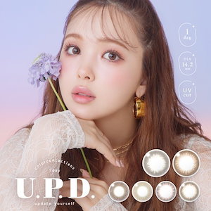 5%OFFクーポン対象 U.P.D.(アプデ)(10枚入り)1箱/ゆうパケット/1日使い捨て カラコン