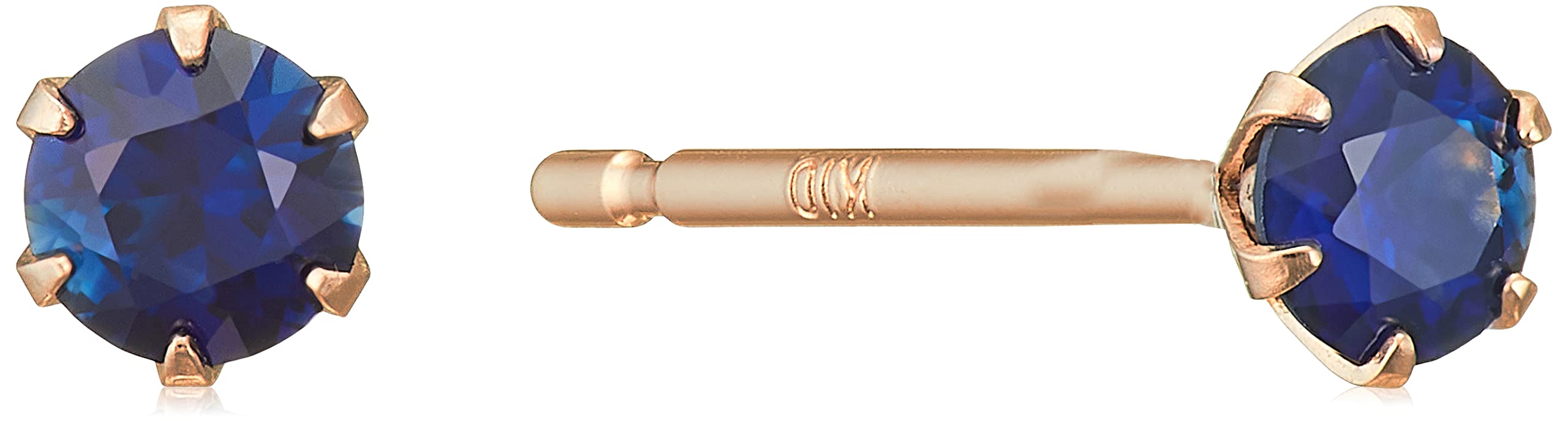 [ブルーム] BLOOM 【WEB限定】9月誕生石 サファイア K10 ピンクゴールド ピアス 0222-8576-0019-0000