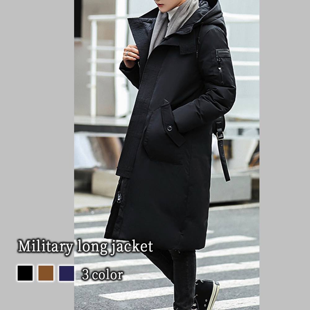 ブルゾン メンズ ミリタリーロングジャケット 秋 パーカー かっこいい ビジネス ボア 防寒 アウター ブランド マウンテン 40代 シニア ジャンパー 春 おすすめ 大きいサイズ 冬 コーデュロイ