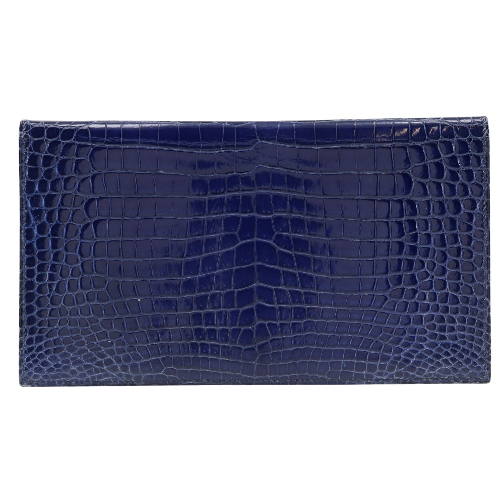 札入れ ポロサス ネイビー Y メンズ 中古品