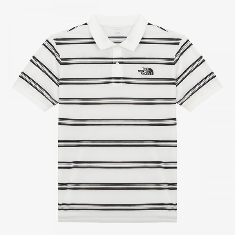 [ノースフェイス公式] NT7PR13B メンズクールマックスライン半袖ポロ_ホワイト
