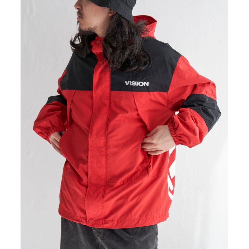 VISION STREET WEAR ヴィジョンストリートウェア フードナイロンジャケット