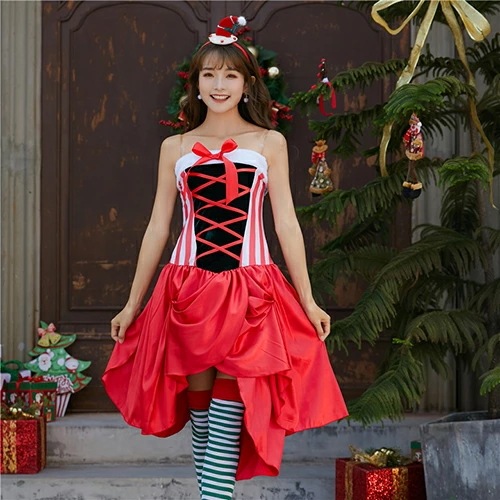クリスマス コスプレ 衣装 学園祭 仮装 コスチューム ワンピース 可愛い 文化祭 かわいい 大きいサイズ レディース 大人 定番 cos イベント 女子会 パーティー 忘年会 舞台 2024即納