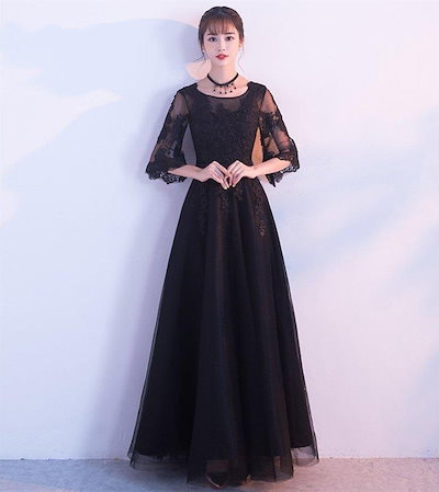 Qoo10 ロングドレス パーティードレス 結婚式 レディース服