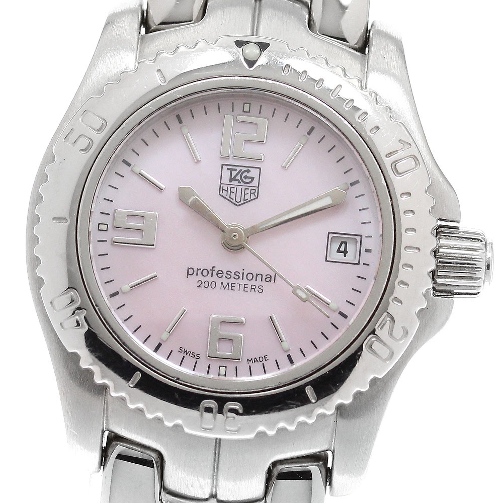 タグホイヤー TAG HEUER WT141F リンク デイト クォーツ レディース 保証書付き_917325【中古】