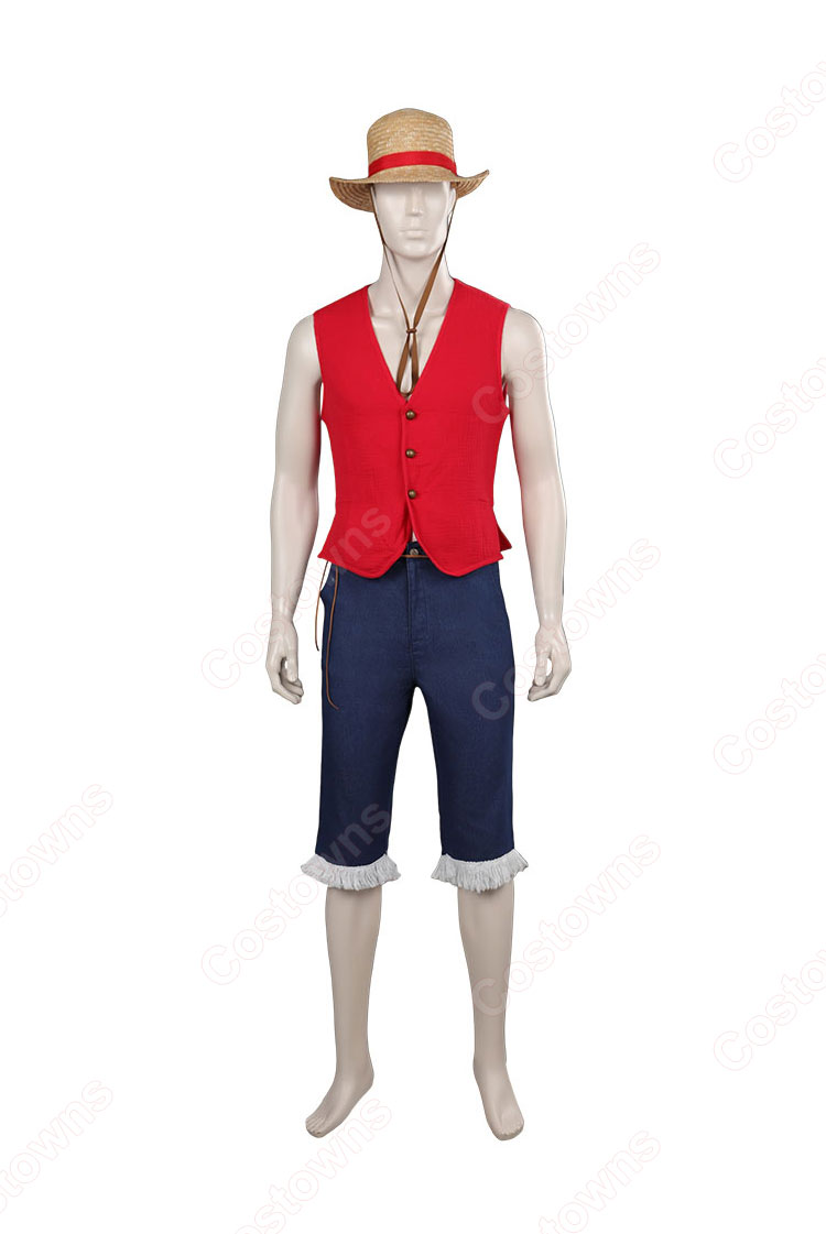 実写版 ワンピース モンキーDルフィ コスプレ衣装 7,216円