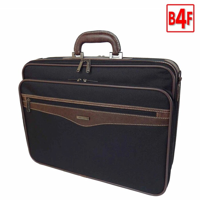 アタッシュケース ソフト a4 b4 ファイル 収納サイズ ビジネスバッグ SUN　EAGLE サンイーグル #7469 出張対応 2層式 ショルダー ２Way 軽量 撥水