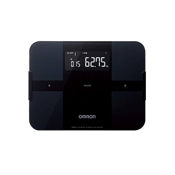 * オムロン【KRD-608T2（-BK）ブラック】体重体組成計（OMRON connect アプリ対応）カラダスキャン 家電