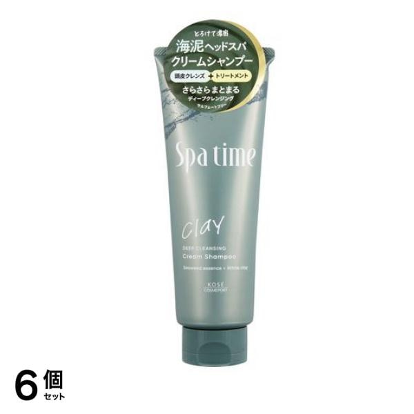 Spa time スパタイム クリームシャンプー (ディープクレンジング) 250g 6個セット