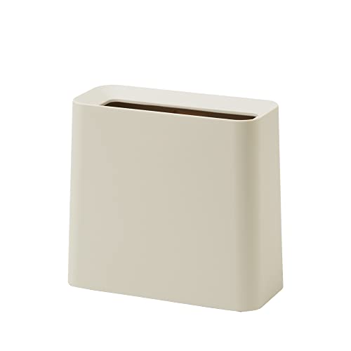 ideaco(イデアコ) ゴミ箱 角型 11.5L 幅35 奥行16.5 高さ32cm TUBELOR Hi-GRANDE sand white (チューブラー ハイグランデ サンドホワイト